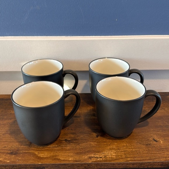Noritake Colorwave Graphite Mug | 12oz set of 4 - Picture 1 of 4